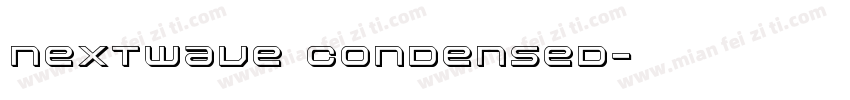 Nextwave Condensed字体转换